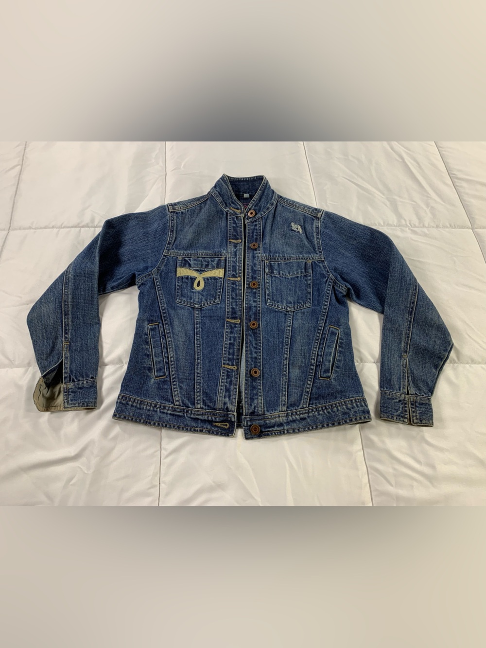 Pre loved PEPE JEANS jean jacket womens size M